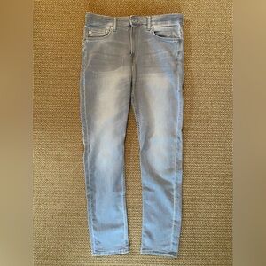 H&M / Slim Jeans with Drawstring / Gray / 32x32